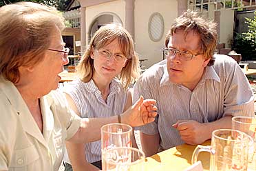 Frau de Medeiros, Michael Sgonina und Joerg F&auml;rber